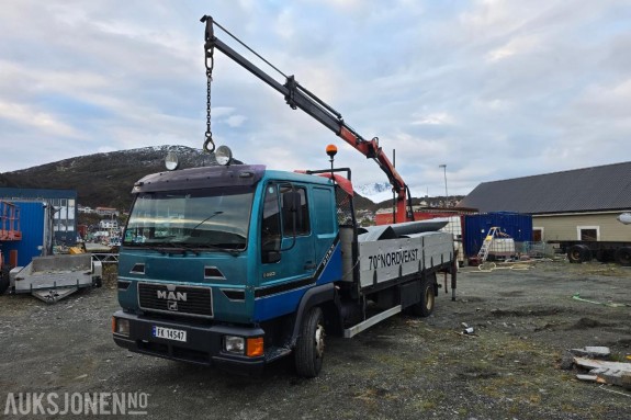 1996 MAN 8.223 LC Kranbil - 355000KM