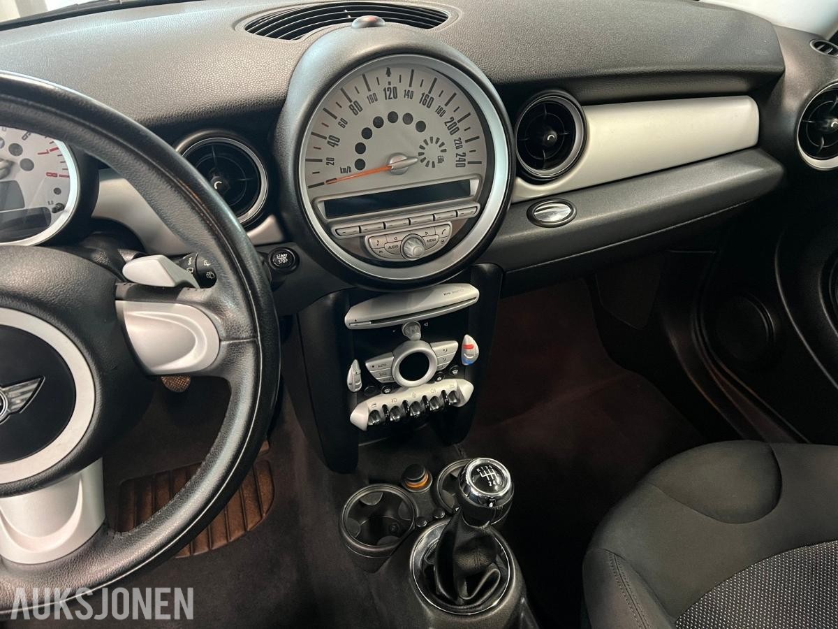 2008 Mini Cooper 1.6 120HK KUN 112.750km MANUELL