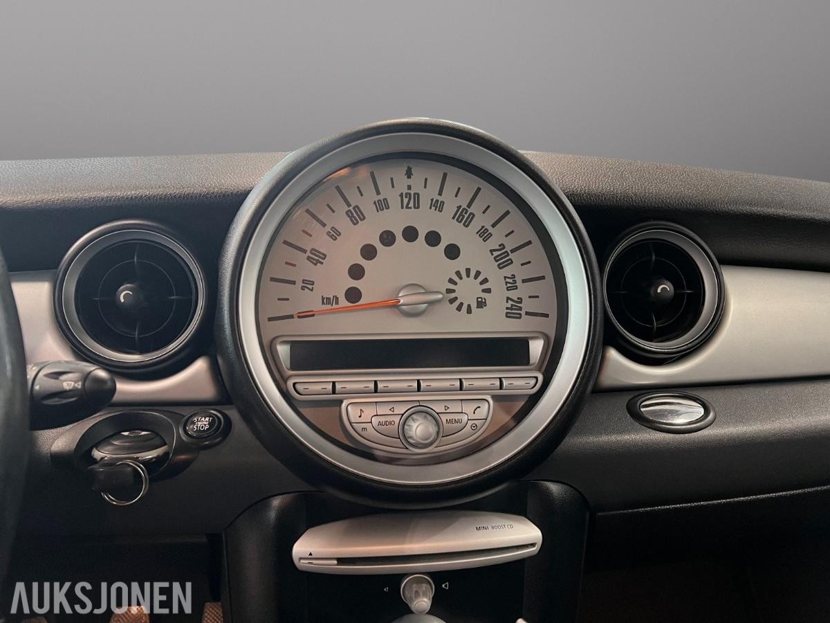 2008 Mini Cooper 1.6 120HK KUN 112.750km MANUELL