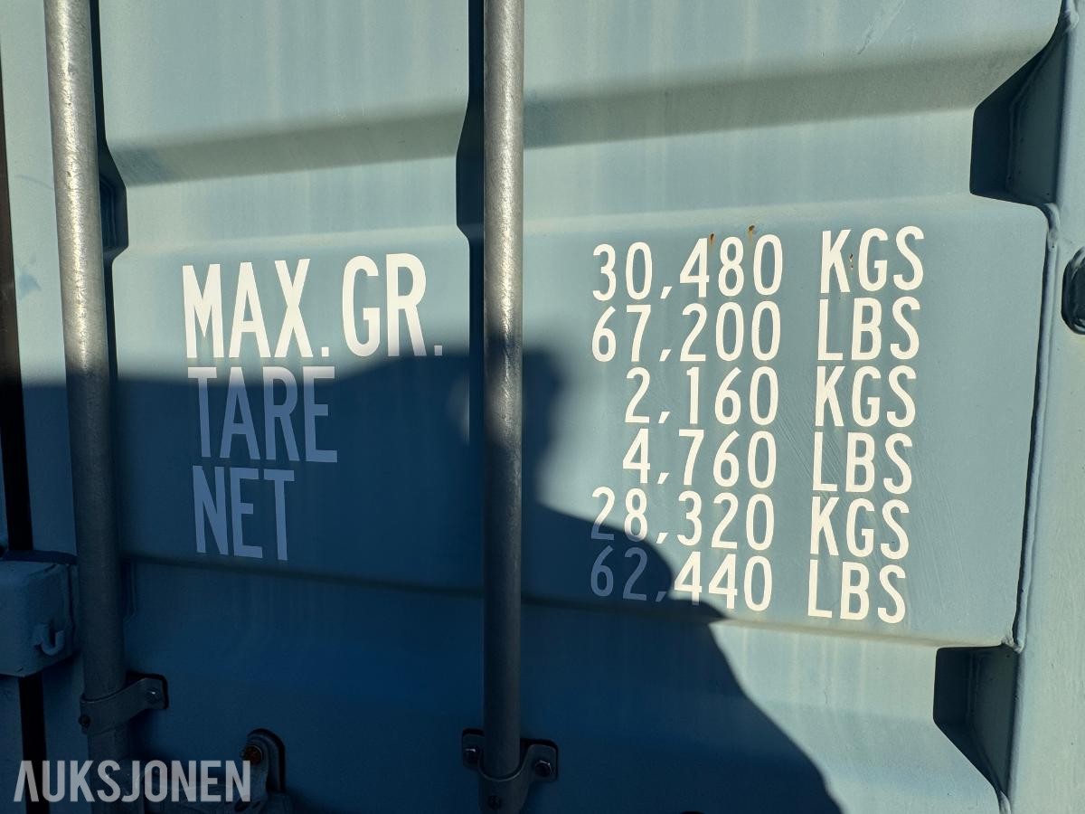2014 Sagcontainer 20 Fot med Gjerdesag