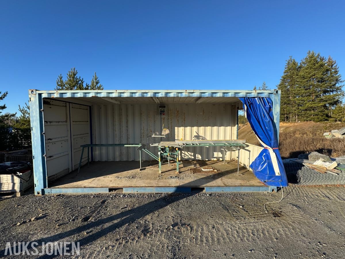 2014 Sagcontainer 20 Fot med Gjerdesag