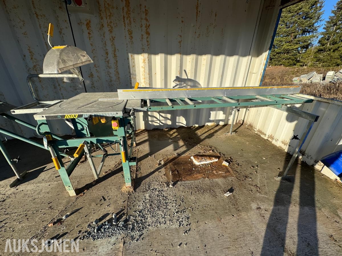 2014 Sagcontainer 20 Fot med Gjerdesag