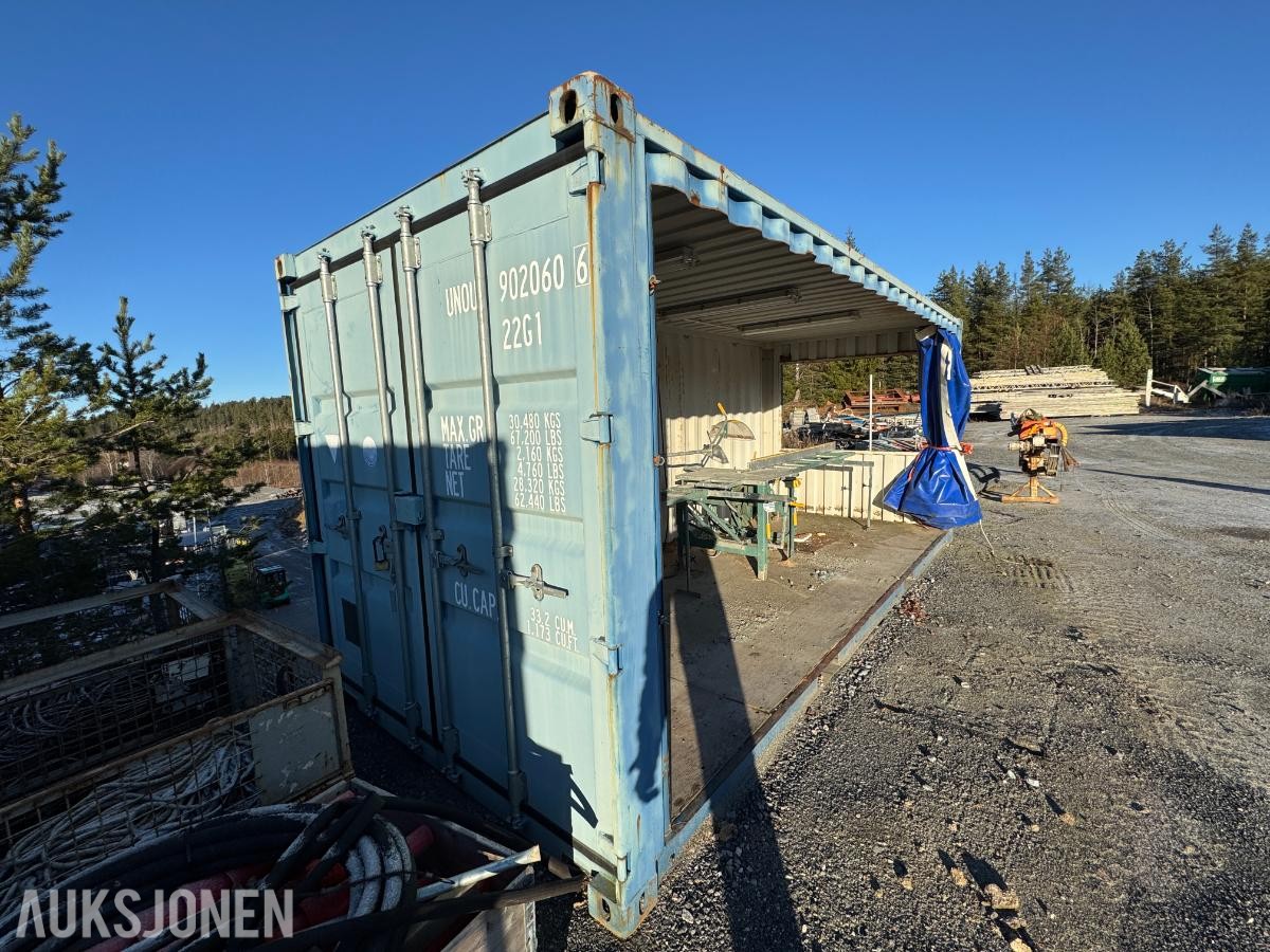 2014 Sagcontainer 20 Fot med Gjerdesag