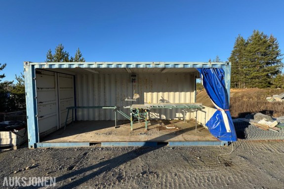 2014 Sagcontainer 20 Fot med Gjerdesag