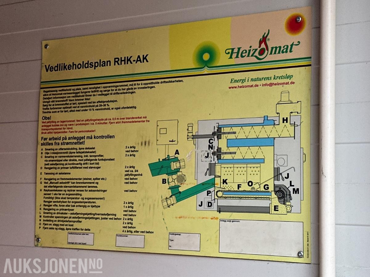 2016 HEIZOMAT RHK-AK 500 MOBIL FLISKJELEANLEGG / BIOENERGISENTRAL 500 KW
