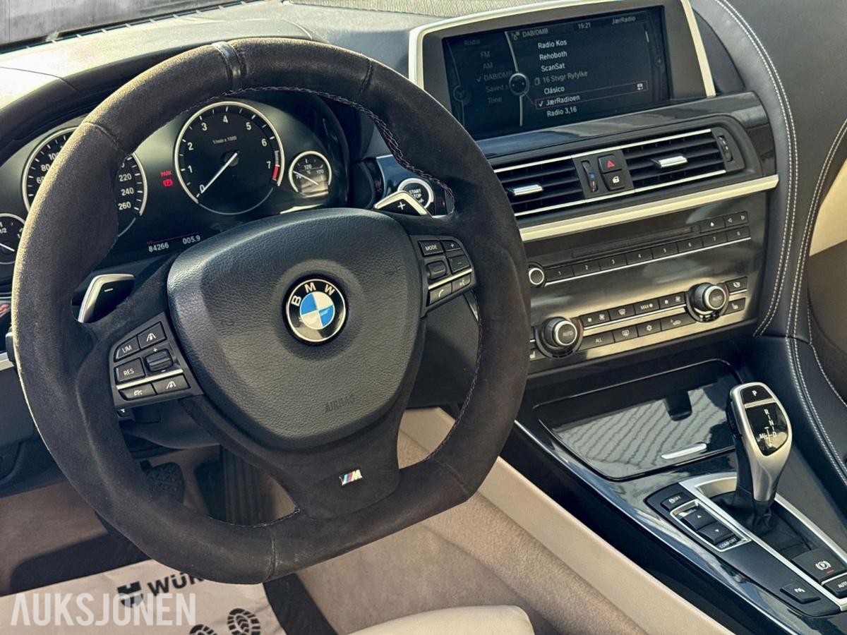 2012 BMW 6-serie, 640I 3.0-320, 85500km