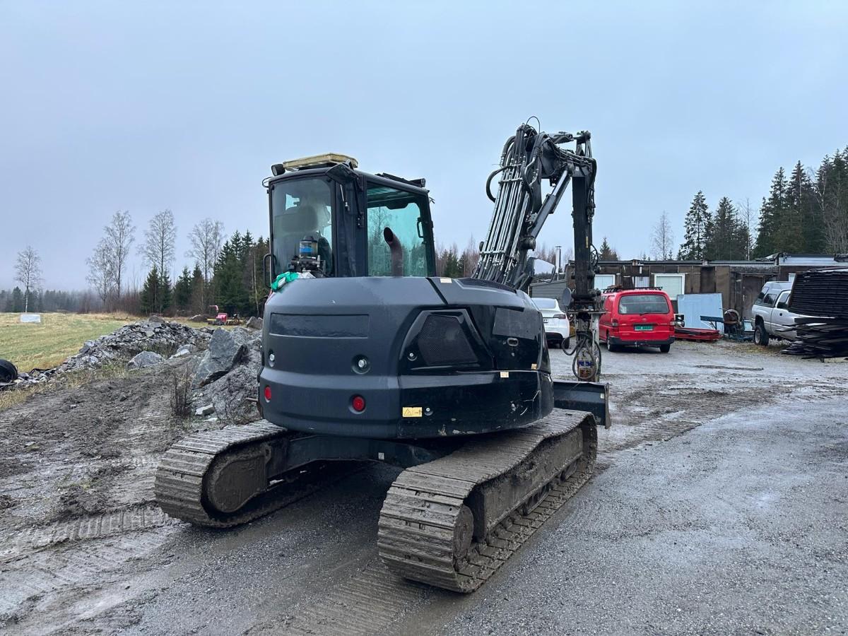 2019 Eurocomach 100TR 10-tonns gravemaskin, S50, 2 skuffer, Pigghammer