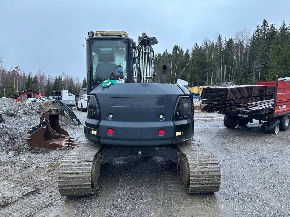 2019 Eurocomach 100TR 10-tonns gravemaskin, S50, 2 skuffer, Pigghammer