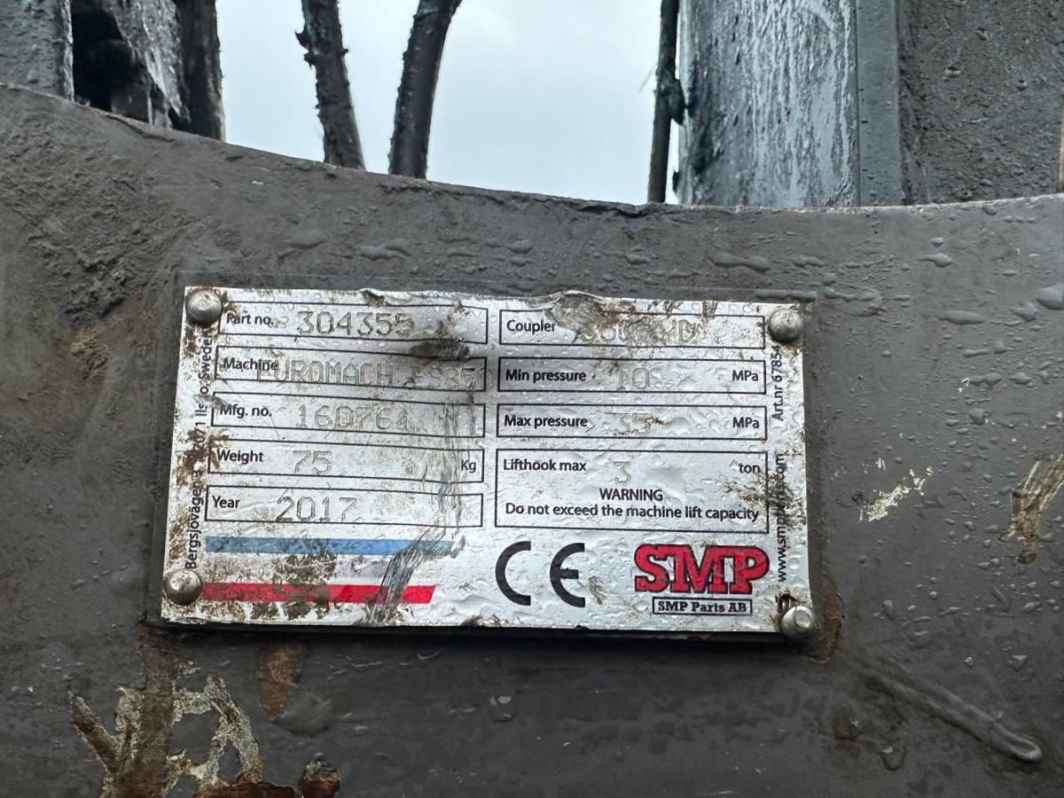 2019 Eurocomach 100TR 10-tonns gravemaskin, S50, 2 skuffer, Pigghammer