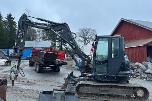 2019 Eurocomach 100TR 10-tonns gravemaskin, S50, 2 skuffer, Pigghammer