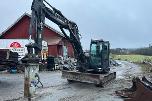 2019 Eurocomach 100TR 10-tonns gravemaskin, S50, 2 skuffer, Pigghammer