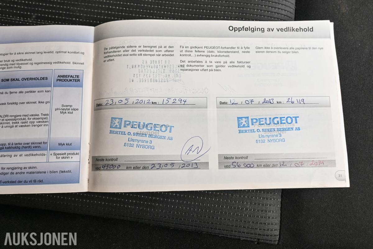 2011 Peugeot RCZ 1.6-156, 125000km, Sportsseter, EU OK til 01.2027