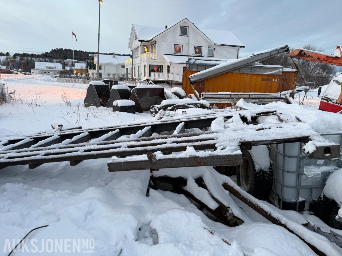 Krokvekselramme / skyveramme for krokcontainer (til henger)