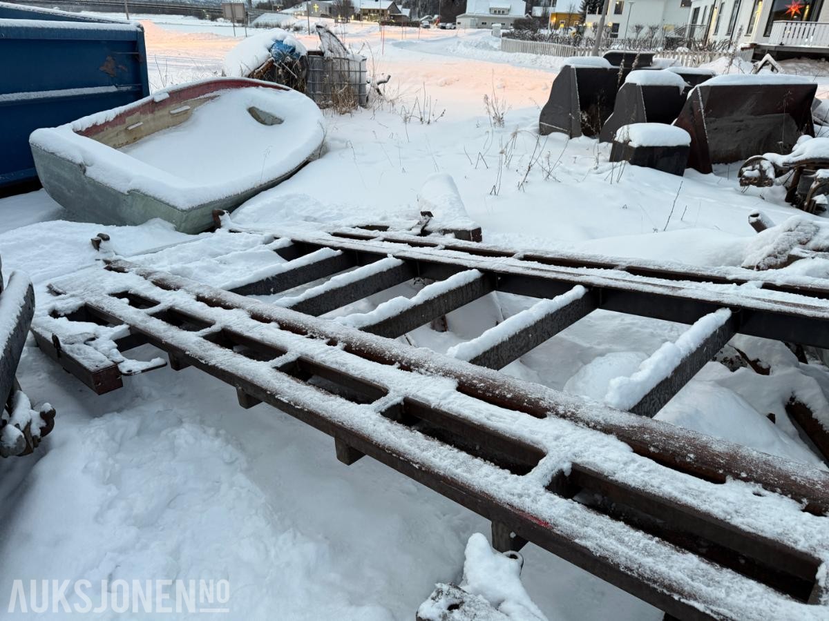 Krokvekselramme / skyveramme for krokcontainer (til henger)