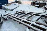 Krokvekselramme / skyveramme for krokcontainer (til henger)