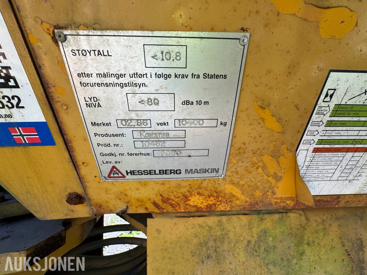 1980 Komatsu WA200 Hjullaster