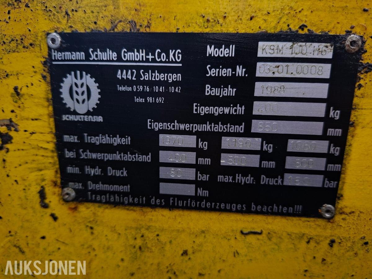 Hermann Schulte KSM 100 HG feieapparat