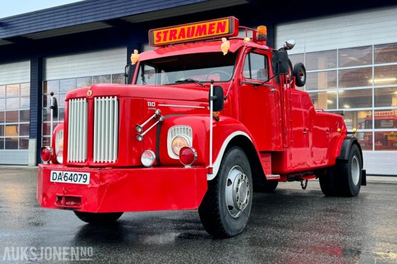 1969 Scania Vabis L 110 5. 50. - 4x2 - Original bygd Bergingsbil - Vinsj - EU godkjennes før salg