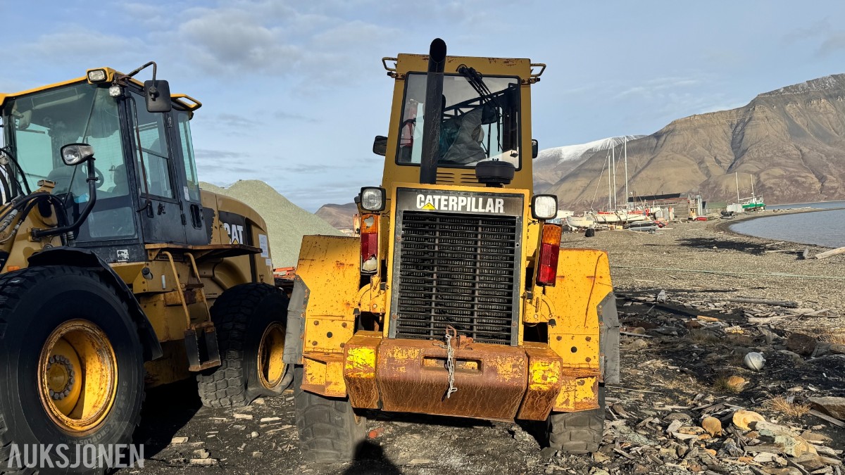 1990 Caterpillar IT14B hjullaster – motorhavari – reparasjonsobjekt/delemaskin 