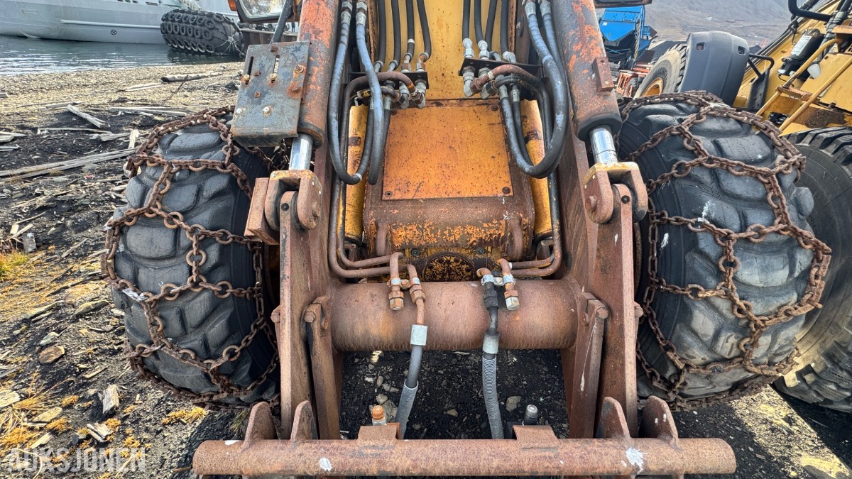 1990 Caterpillar IT14B hjullaster – motorhavari – reparasjonsobjekt/delemaskin 