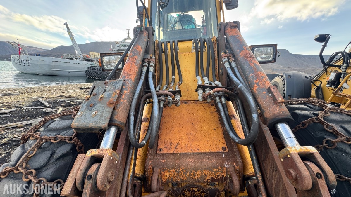 1990 Caterpillar IT14B hjullaster – motorhavari – reparasjonsobjekt/delemaskin 