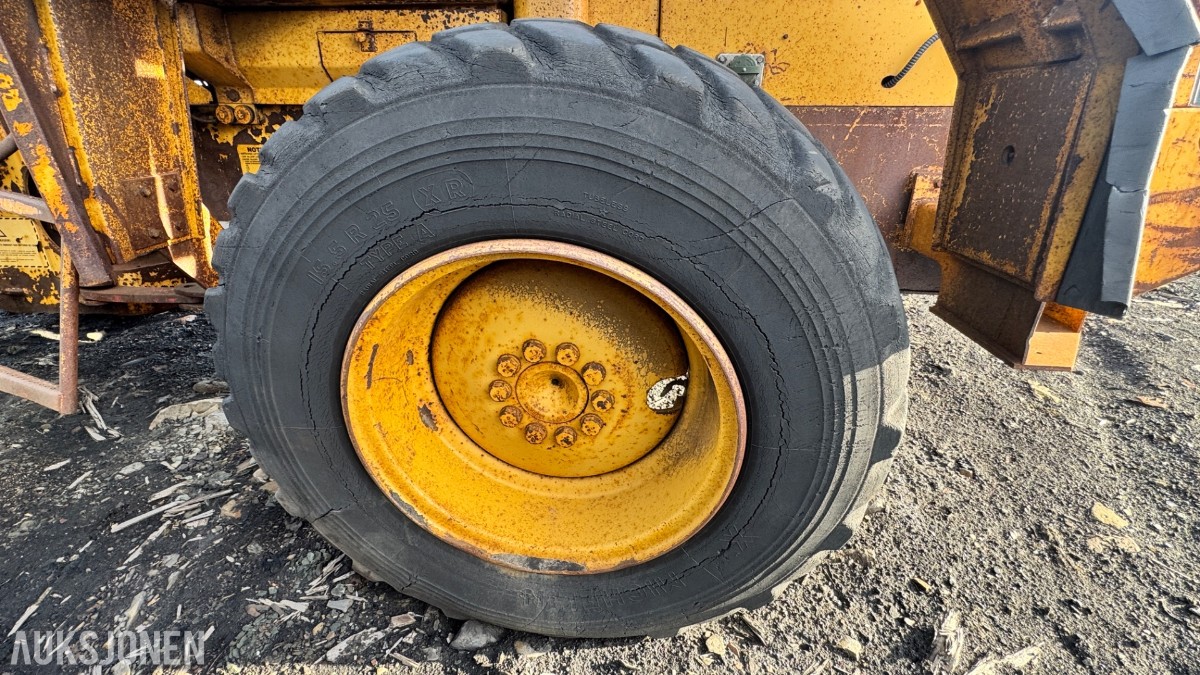 1990 Caterpillar IT14B hjullaster – motorhavari – reparasjonsobjekt/delemaskin 