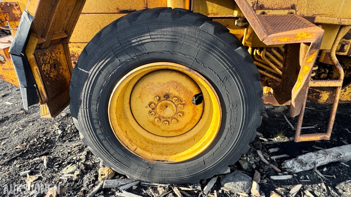 1990 Caterpillar IT14B hjullaster – motorhavari – reparasjonsobjekt/delemaskin 
