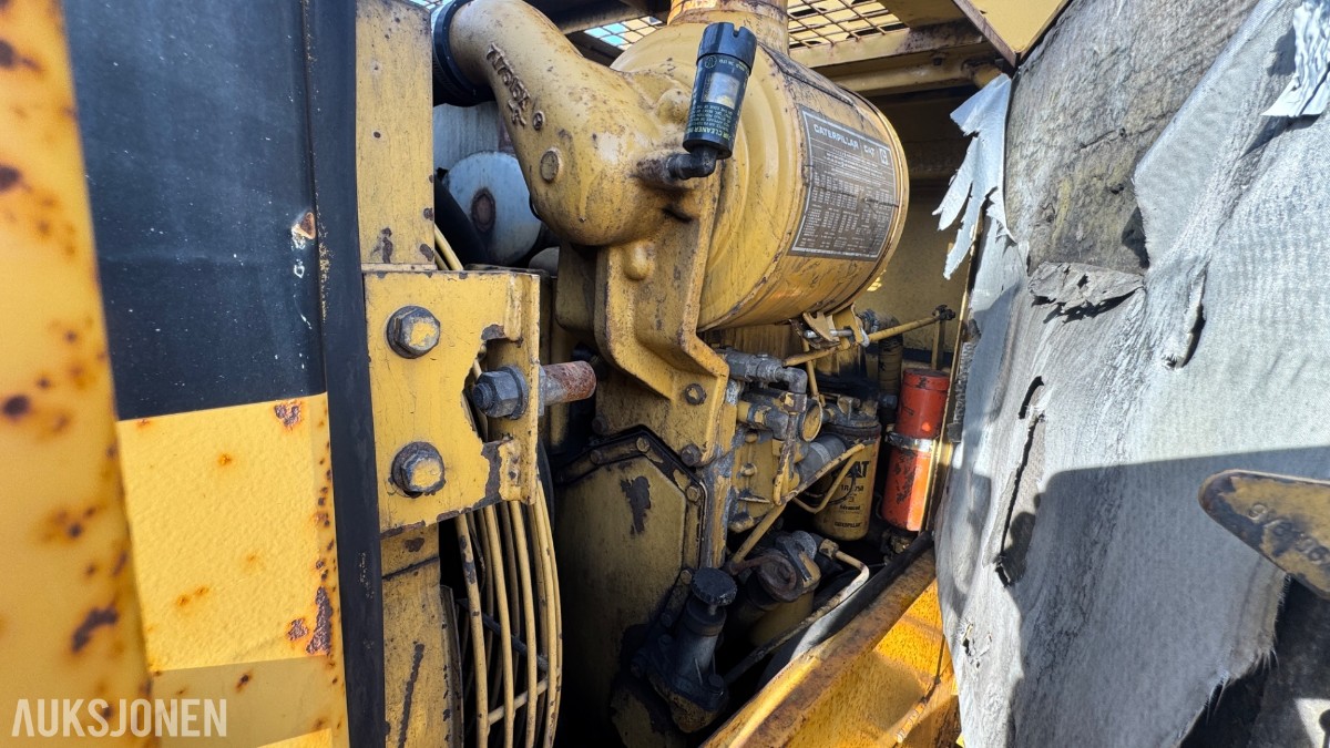 1990 Caterpillar IT14B hjullaster – motorhavari – reparasjonsobjekt/delemaskin 