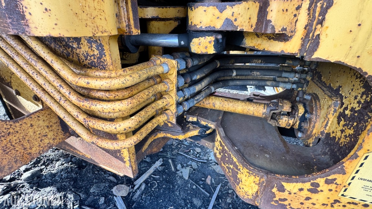 1990 Caterpillar IT14B hjullaster – motorhavari – reparasjonsobjekt/delemaskin 