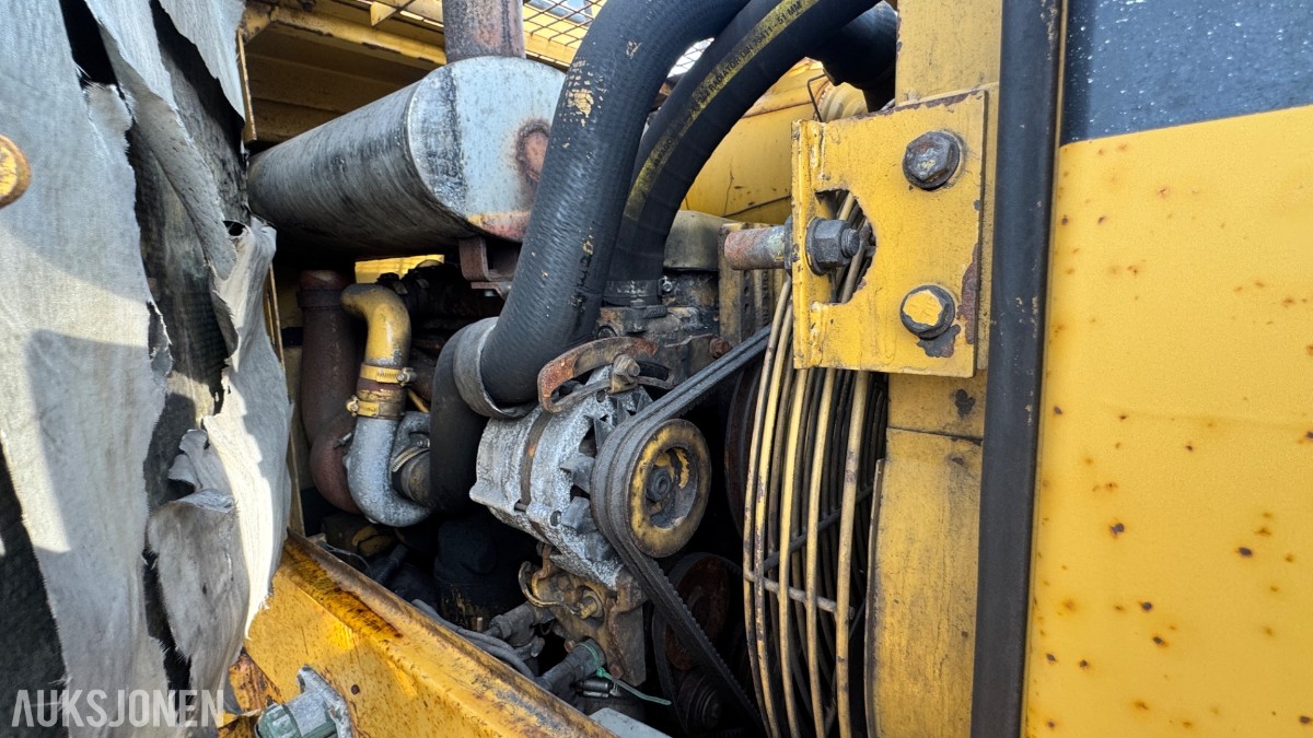 1990 Caterpillar IT14B hjullaster – motorhavari – reparasjonsobjekt/delemaskin 