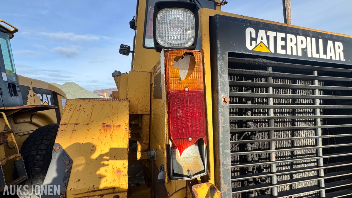 1990 Caterpillar IT14B hjullaster – motorhavari – reparasjonsobjekt/delemaskin 