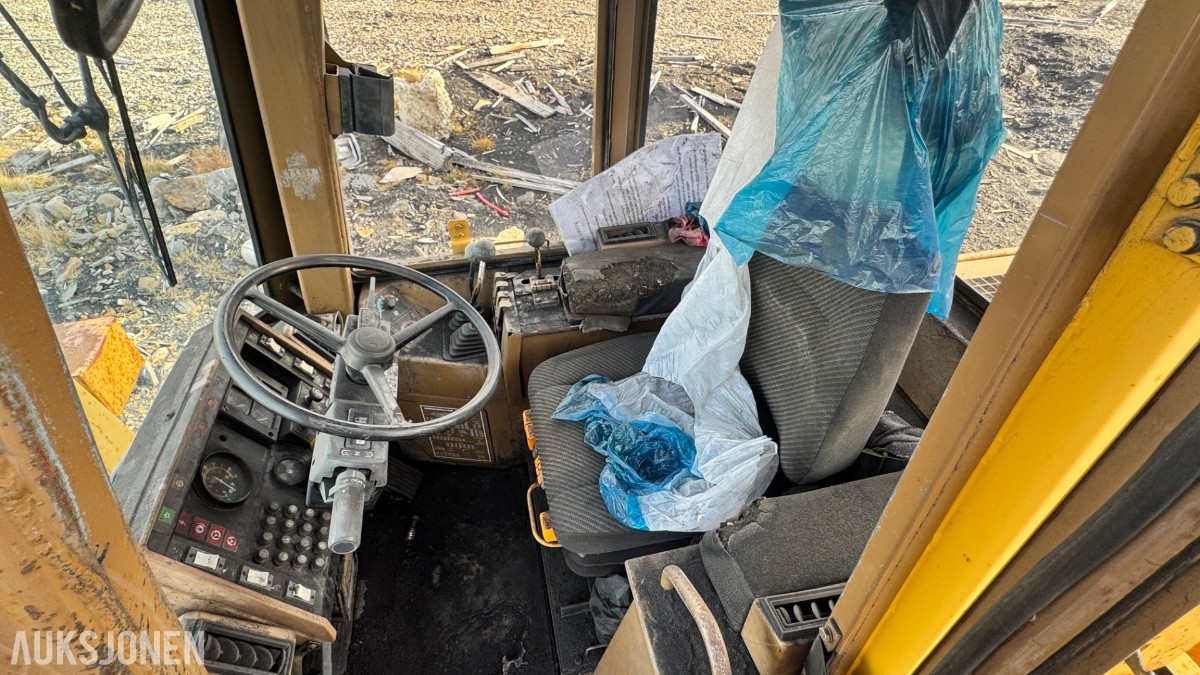 1990 Caterpillar IT14B hjullaster – motorhavari – reparasjonsobjekt/delemaskin 