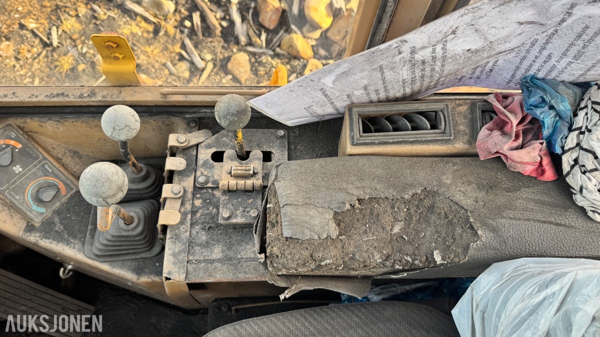 1990 Caterpillar IT14B hjullaster – motorhavari – reparasjonsobjekt/delemaskin 