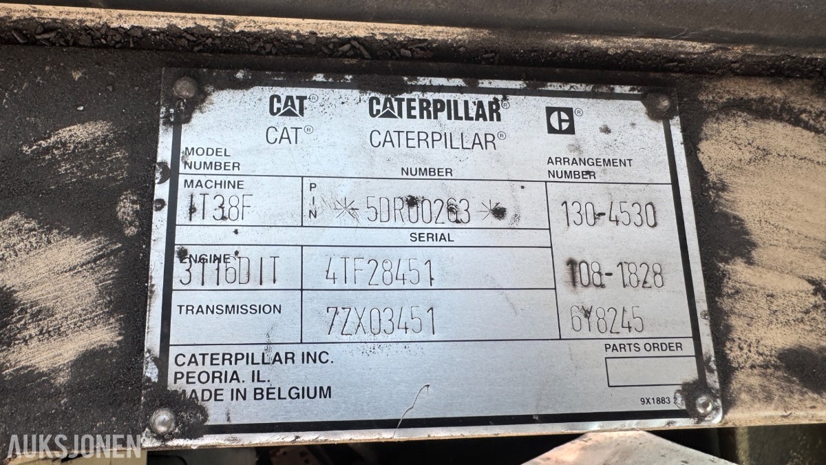1996 Caterpillar IT38F hjullaster – reparasjonsobjekt/delemaskin