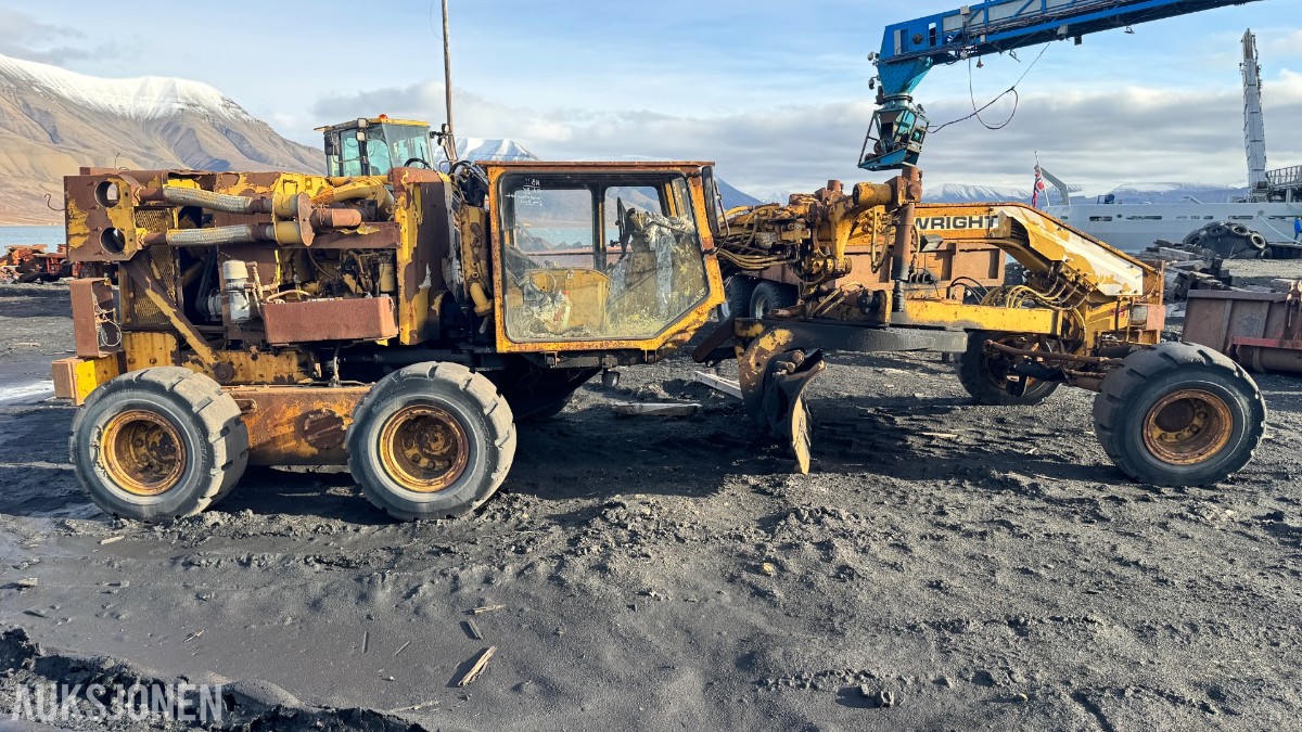 1992 Caterpillar 120SLP / Wright motorgrader – reparasjonsobjekt