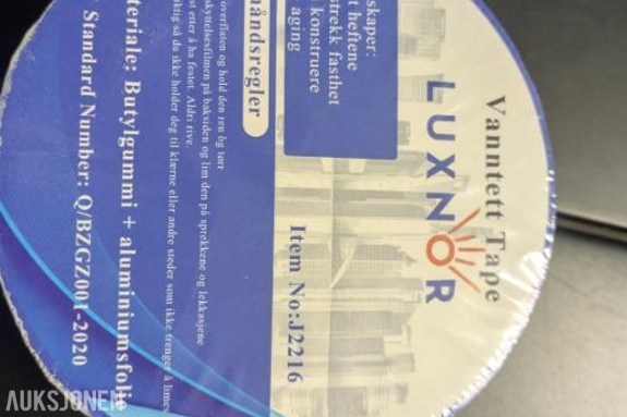 Butylgummi tape Luxnor Vantett Tape 4 ruller - ingen minstepris