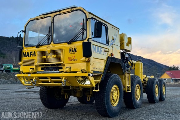1986 MAN M1001 3870 - Terrenglastebil - 8x8 - Chassis - Type 27.365FAE - 404 hk V10 - Allison girkasse med momentforsterker