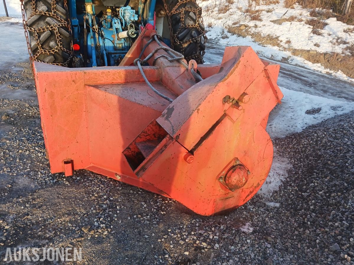 Snøfres til traktor med trekant feste og PTO