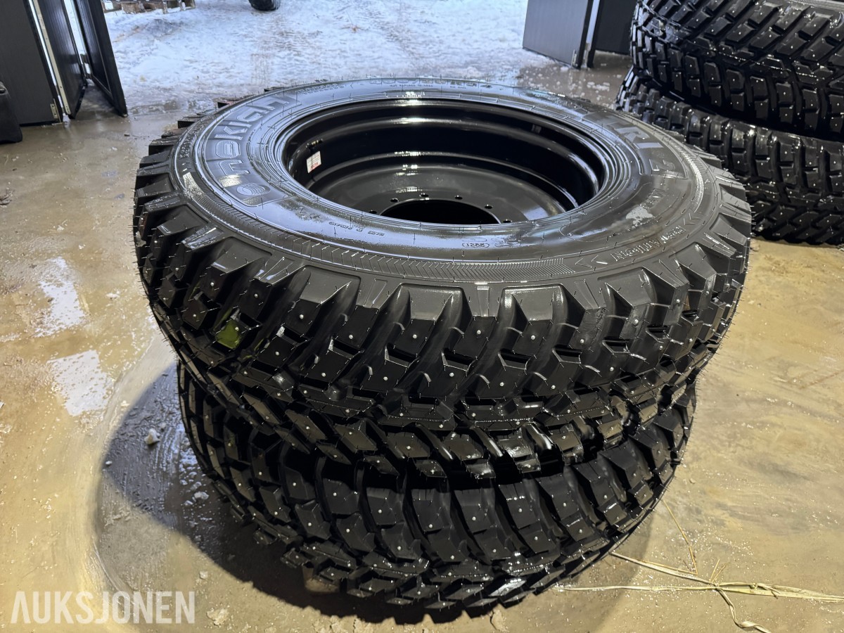 4 stk Fendt Nokian vinterhjul 480/80 R34 + 620/80 R42 med pigg