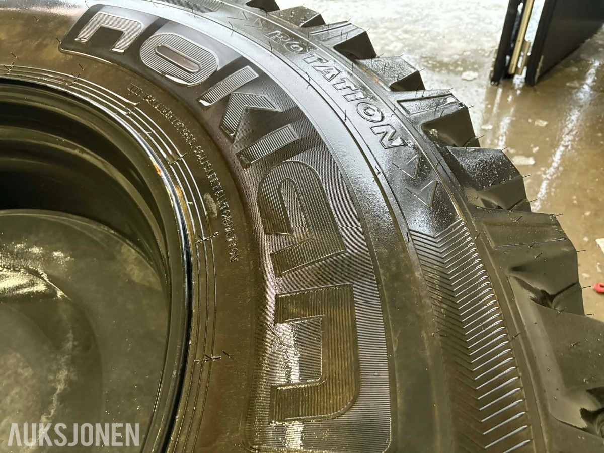 4 stk Fendt Nokian vinterhjul 480/80 R34 + 620/80 R42 med pigg