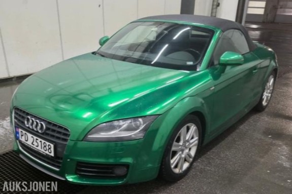 2007 Audi TT, Cabriolet 2.0 200HK AUTOMAT SKINN EU OK TIL 19.06.2027, 108500km, 110500km