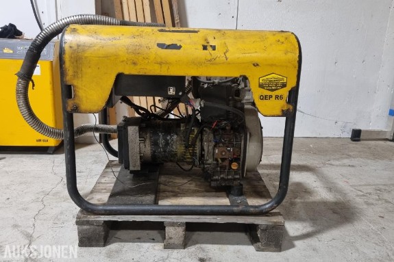 2015 Atlas Copco QEP R6 50HZ1P AVR CON ELR 12V