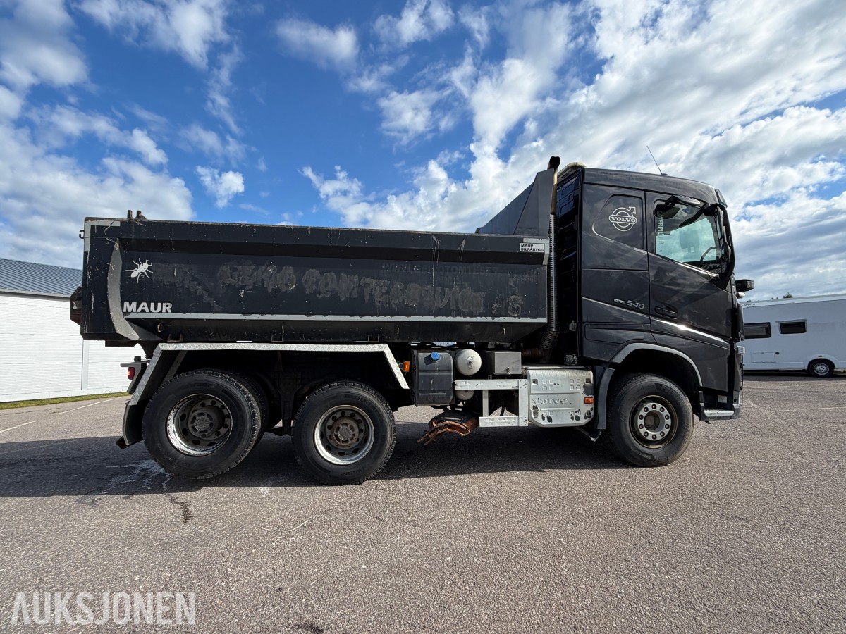 2017 Volvo FH540 Tippbil - EURO6 - Servicehistorikk - EU godkjent - 544873 km - 6x4