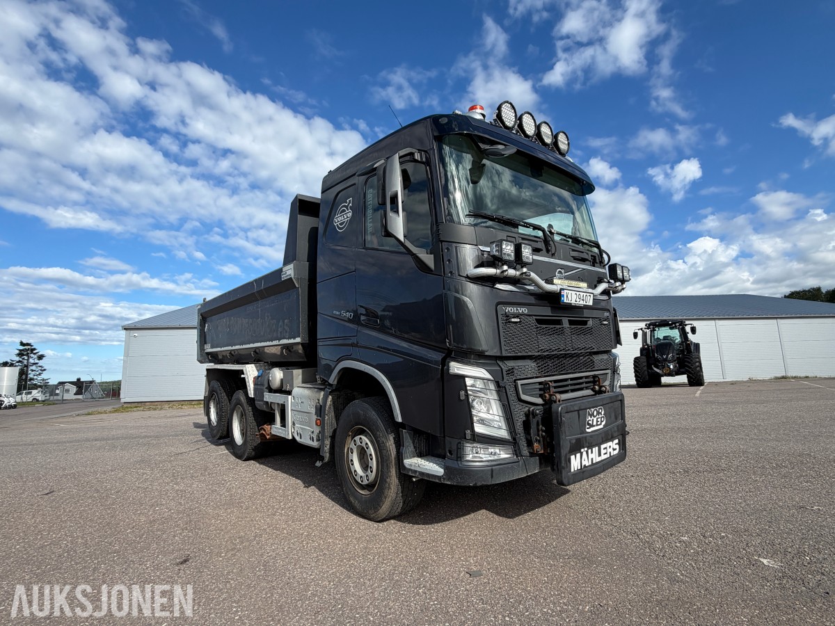 2017 Volvo FH540 Tippbil - EURO6 - Servicehistorikk - EU godkjent - 544873 km - 6x4