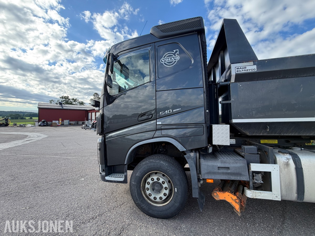 2017 Volvo FH540 Tippbil - EURO6 - Servicehistorikk - EU godkjent - 544873 km - 6x4