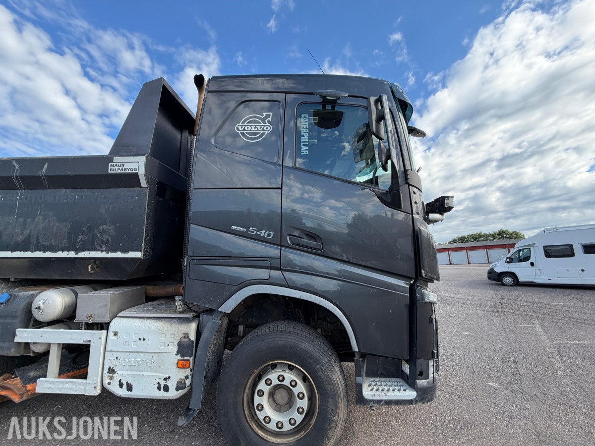 2017 Volvo FH540 Tippbil - EURO6 - Servicehistorikk - EU godkjent - 544873 km - 6x4