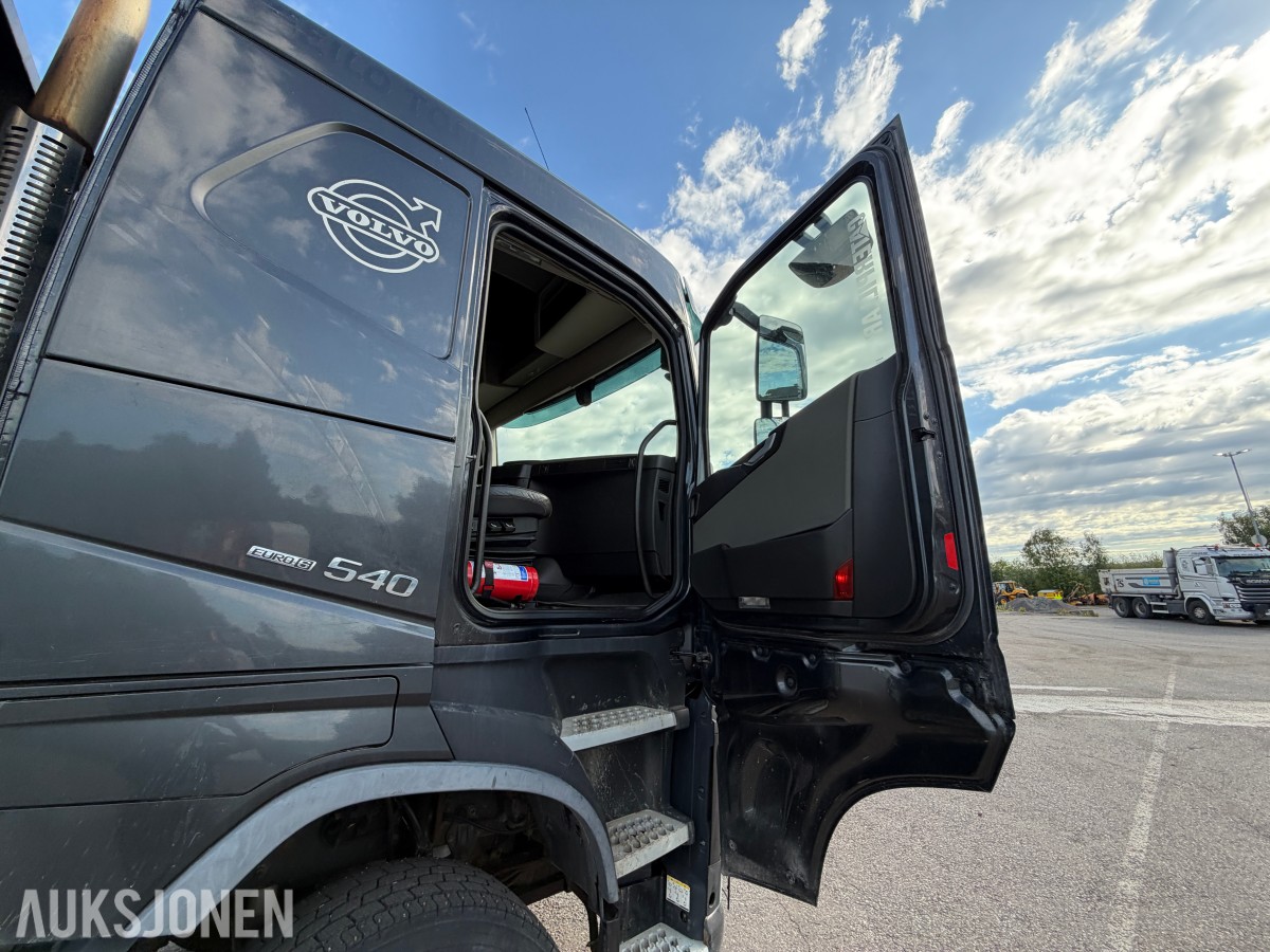 2017 Volvo FH540 Tippbil - EURO6 - Servicehistorikk - EU godkjent - 544873 km - 6x4