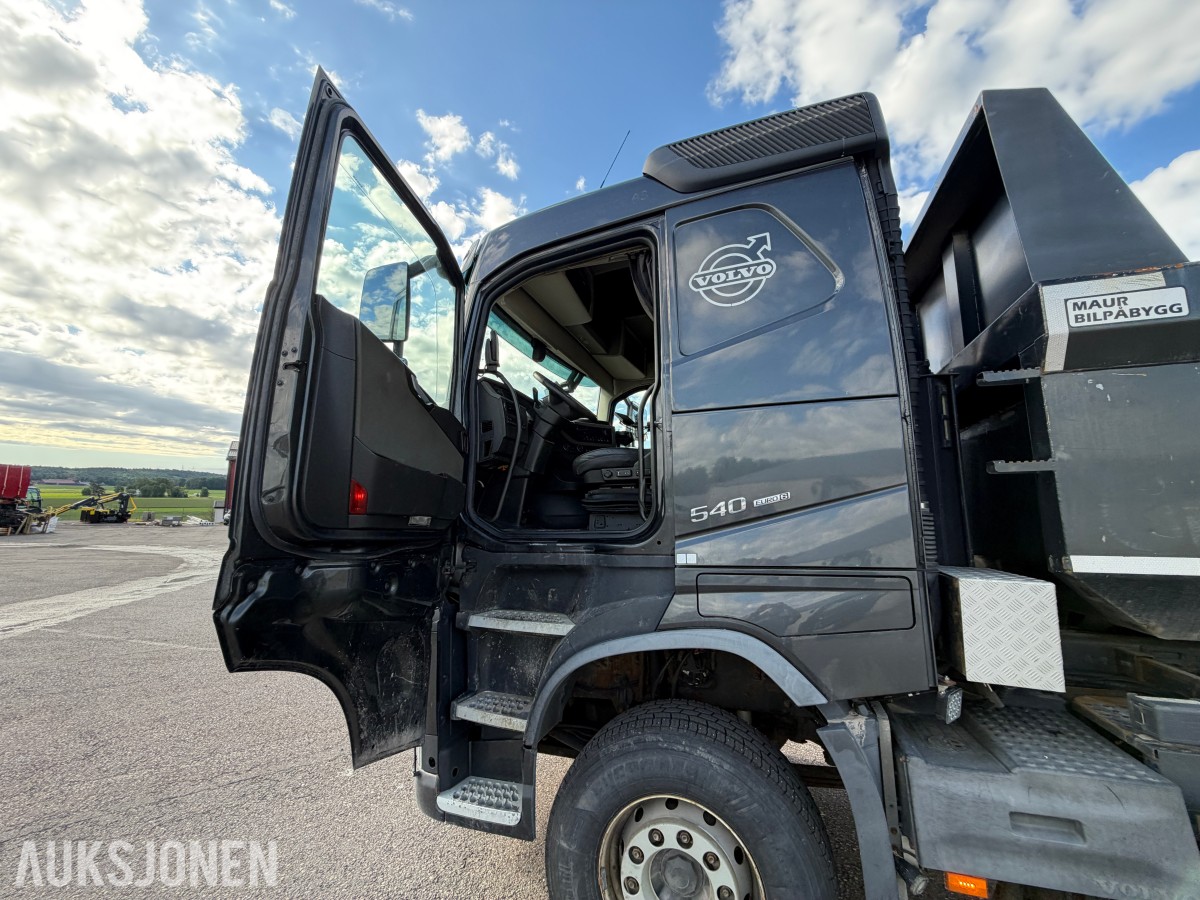 2017 Volvo FH540 Tippbil - EURO6 - Servicehistorikk - EU godkjent - 544873 km - 6x4