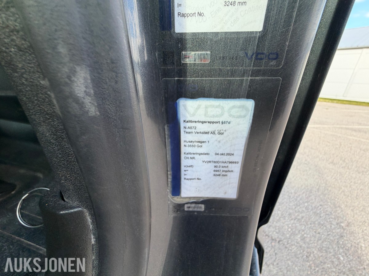 2017 Volvo FH540 Tippbil - EURO6 - Servicehistorikk - EU godkjent - 544873 km - 6x4