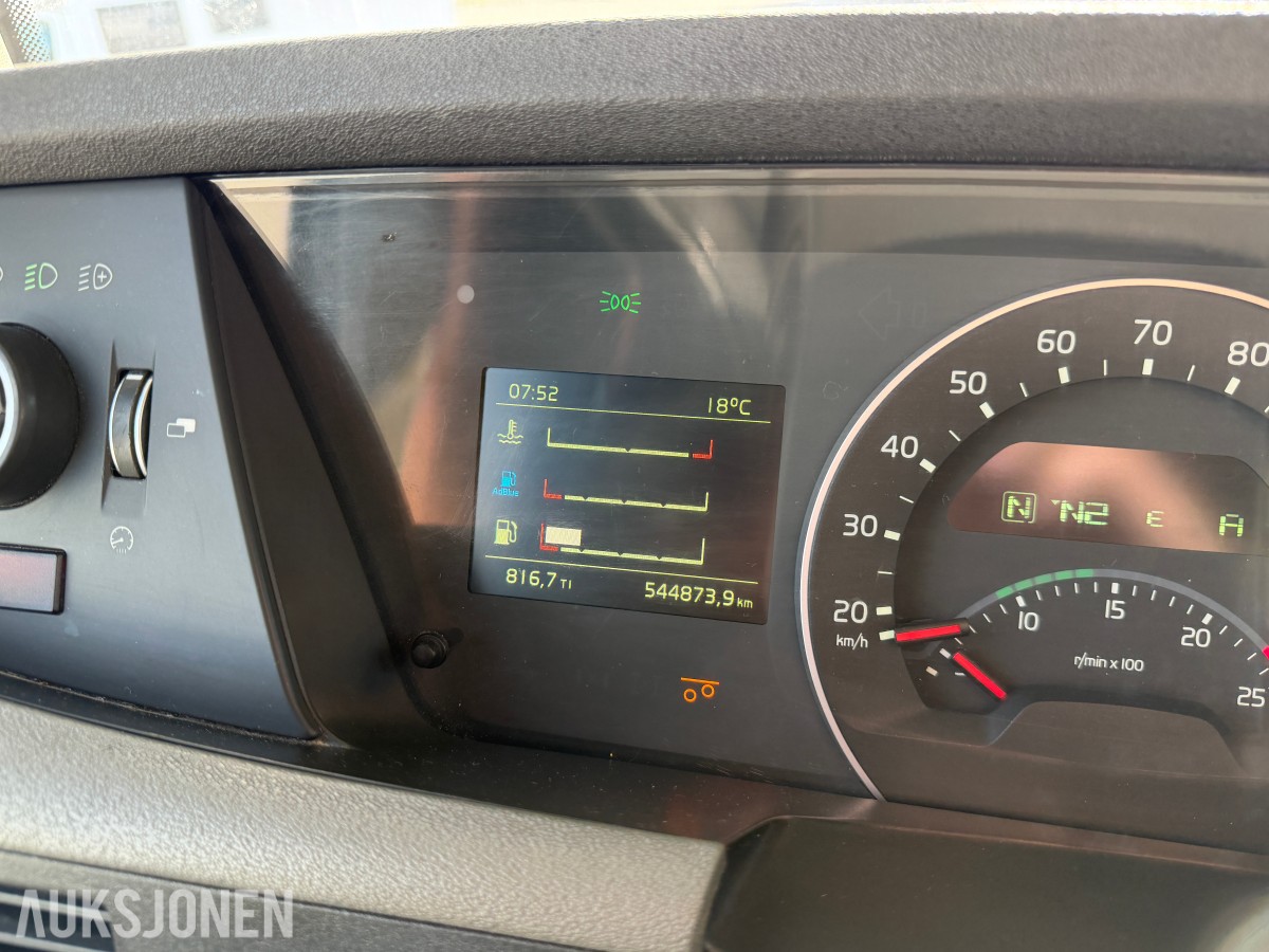 2017 Volvo FH540 Tippbil - EURO6 - Servicehistorikk - EU godkjent - 544873 km - 6x4